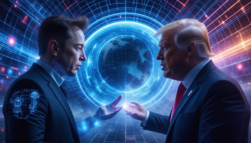 Elon Musk kritisiert Donald Trumps KI-Projekt Stargate: Zweifel an finanzieller Unterstützung und aufkommende Spannungen